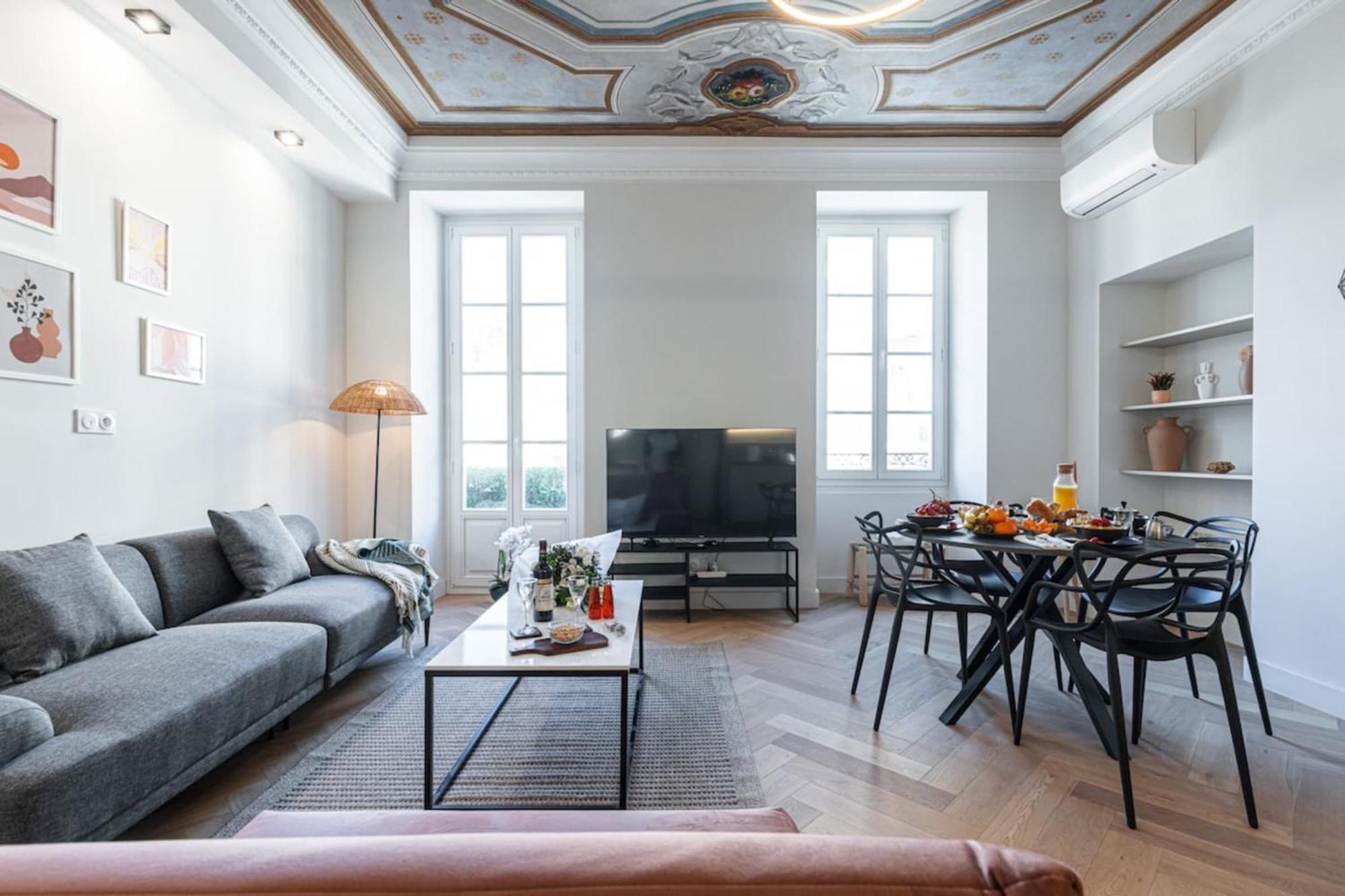Philibert - Traditional Apart With Historical Fresco Nizza Kültér fotó