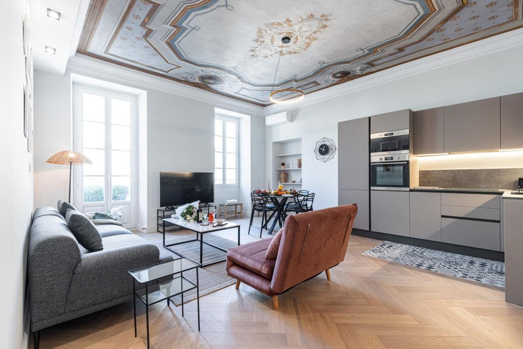 Philibert - Traditional Apart With Historical Fresco Nizza Kültér fotó